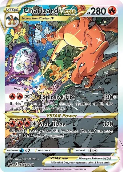 Pokemon Sword & Shield Promo Charizard VSTAR #SWSH262