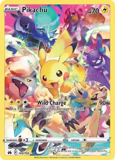 Pokemon Crown Zenith Pikachu #160