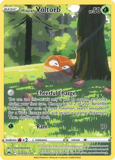 Pokemon Crown Zenith Hisuian Voltorb #GG01
