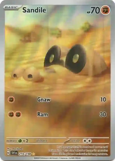 Pokemon Scarlet & Violet Base Sandile #216