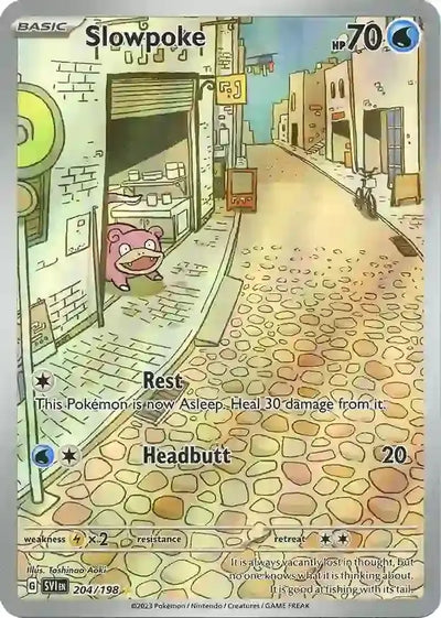 Pokemon Scarlet & Violet Base Slowpoke #204
