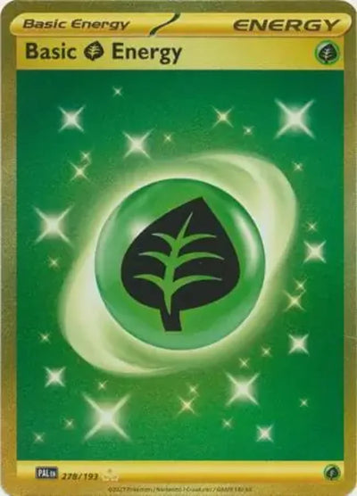 Pokemon Paldea Evolved Basic Grass Energy #278