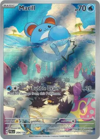 Pokemon Paldea Evolved Marill #204