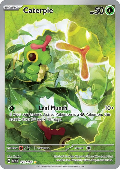 Pokemon Card 151 Caterpie #172