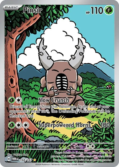 Pokemon Twilight Masquerade Pinsir #168