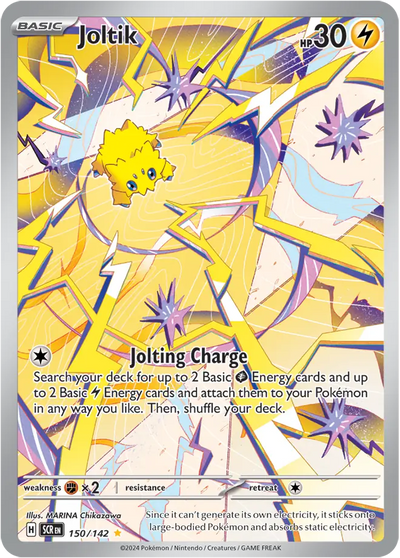 Pokemon Stellar Crown Joltik #150