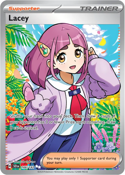 Pokemon Stellar Crown Lacey #166