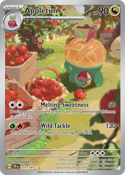Pokemon Surging Sparks Appletun #211