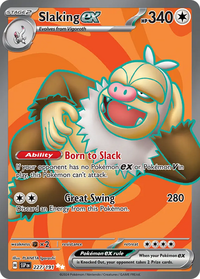 Pokemon Surging Sparks Slaking #227