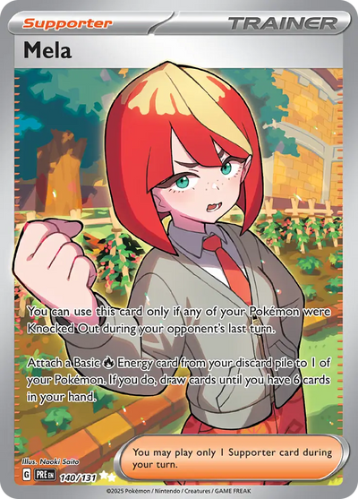 Pokemon Prismatic Evolutions Mela #140