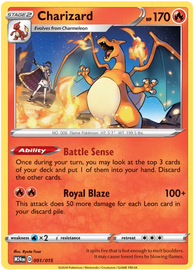 Pokemon Mcdonald's Dragon Discovery Charizard #001