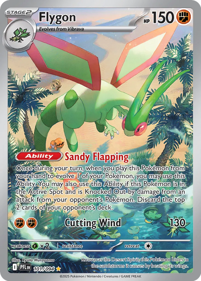 Pokemon Phantasmal Flames Flygon #101