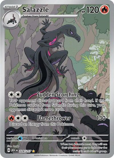Pokemon Ascended Heroes Salazzle #224