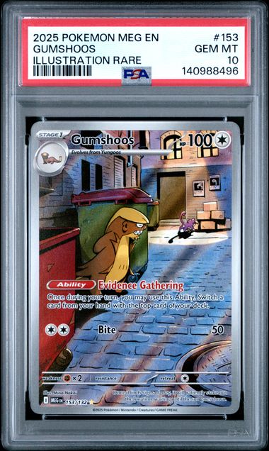 #153 GUMSHOOS PSA 10