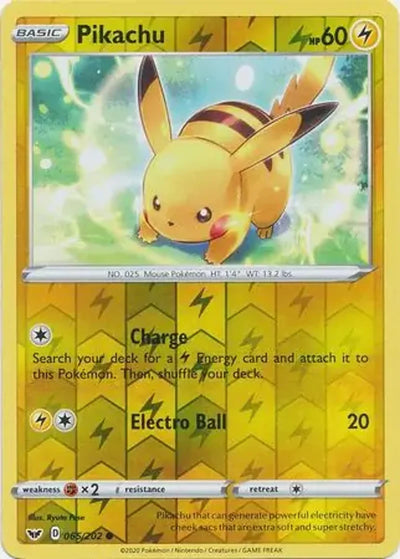 Pokemon Sword & Shield Pikachu #065