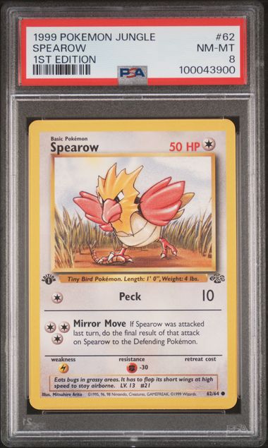 #62 SPEAROW PSA 8