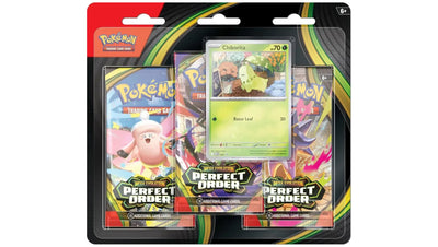 Pokemon Perfect Order 3 Pack Blister Chikorita