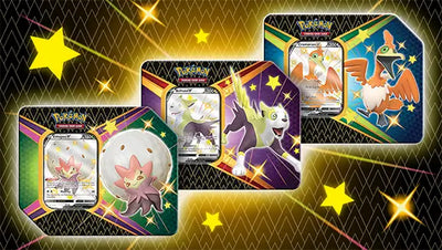 Pokemon Shining Fates Shiny Cramorant V Tin