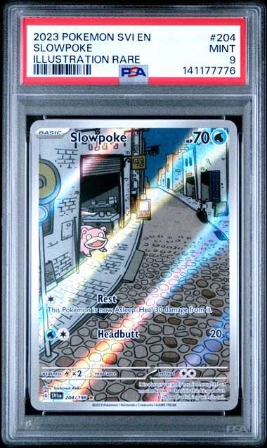 #204 SLOWPOKE PSA 9