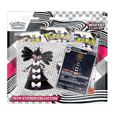 White Flare Tech Sticker Collection