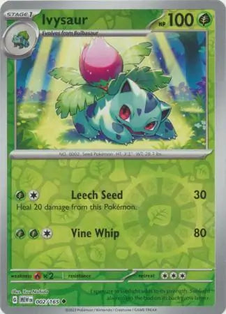 Pokemon Card 151 Ivysaur Reverse Holo #2