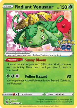 Pokemon GO Radiant Venusaur #004