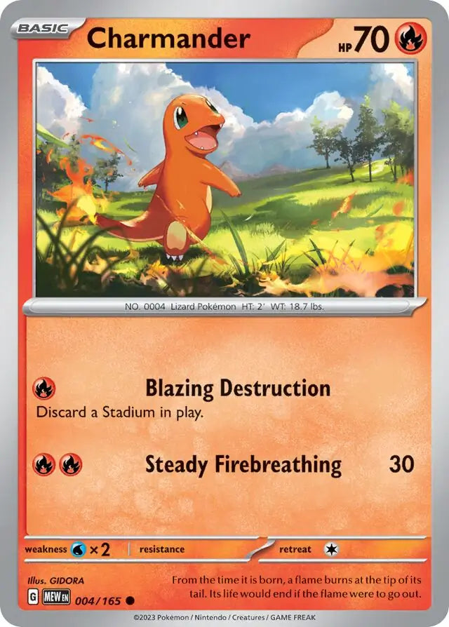 Pokemon Card 151 Charmander #4