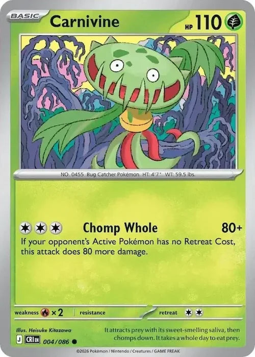 Pokemon Chaos Rising Carnivine #4