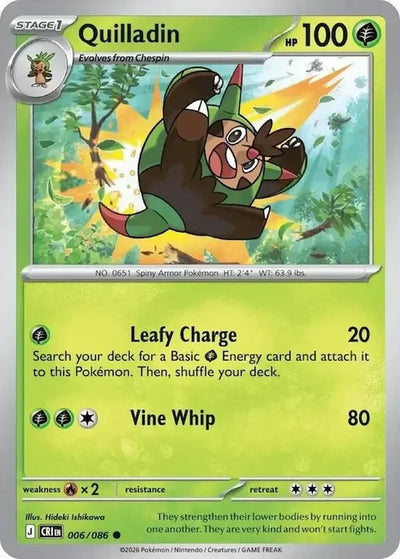 Pokemon Chaos Rising Quilladin #6