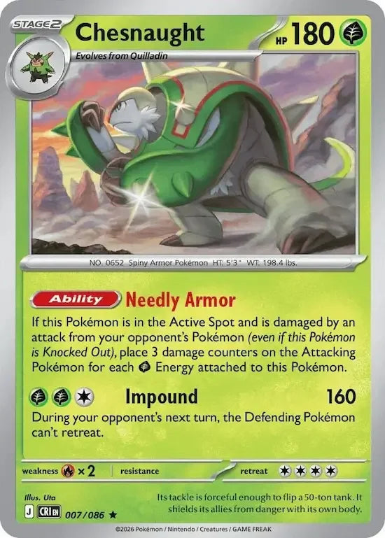 Pokemon Chaos Rising Chesnaught #7