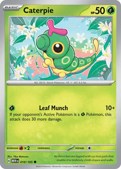 Pokemon Card 151 Caterpie #10