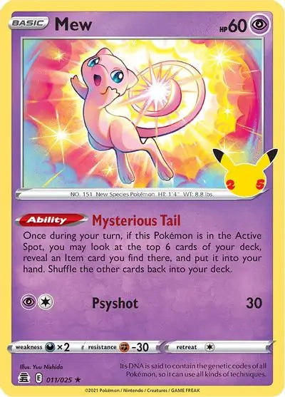 Pokemon Celebrations Mew #011