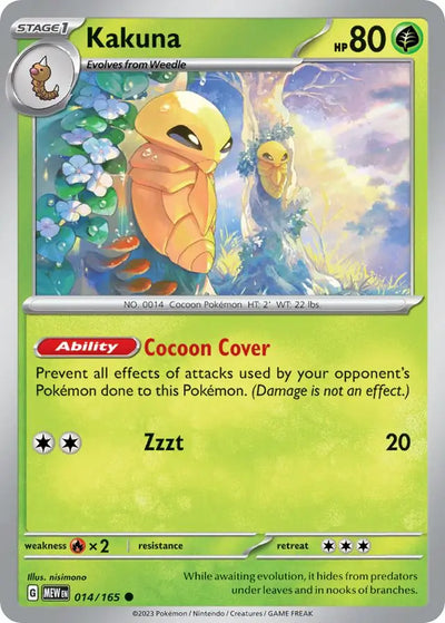 Pokemon Card 151 Kakuna #14