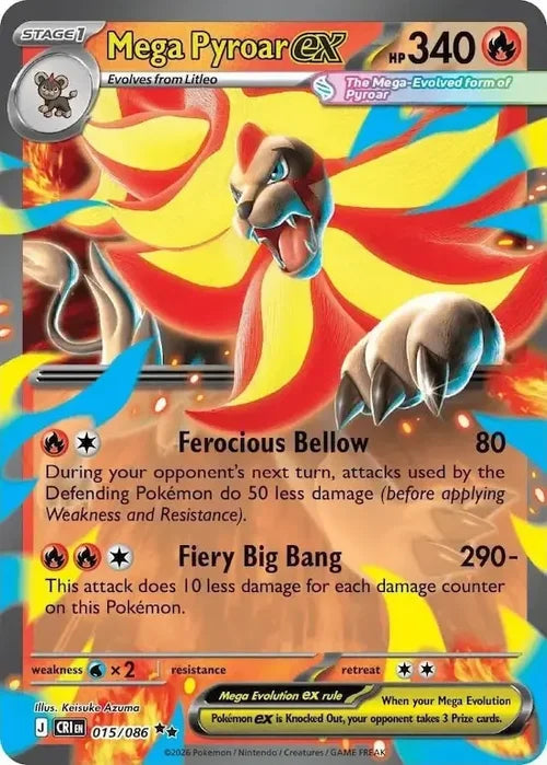 Pokemon Chaos Rising Mega Pyroar #15