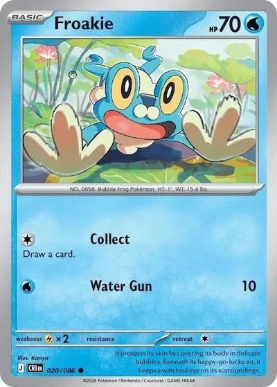 Pokemon Chaos Rising Froakie #20