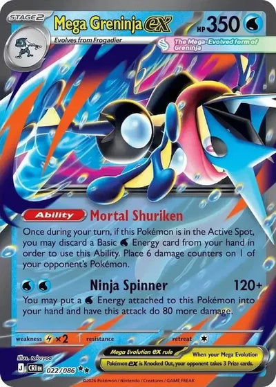 Pokemon Chaos Rising Mega Greninja #022