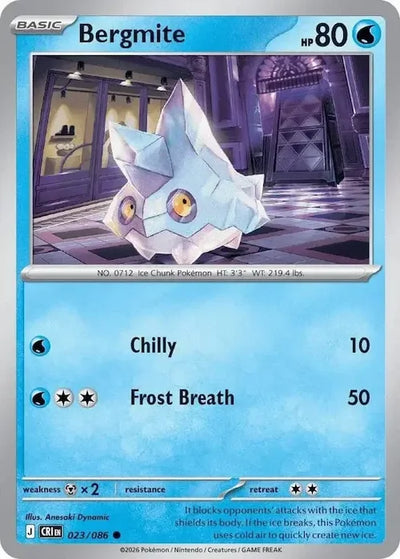 Pokemon Chaos Rising Bergmite #23