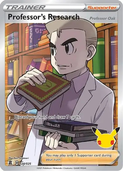 Pokemon Celebrations Professor's Research #024