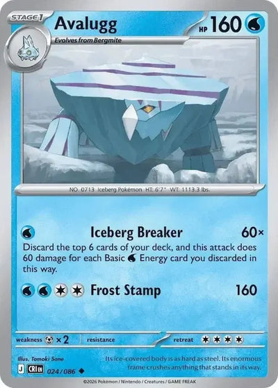 Pokemon Chaos Rising Avalugg #24