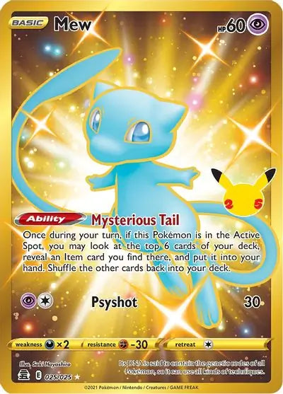 Pokemon Celebrations Mew #025