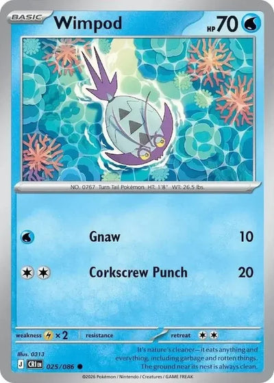 Pokemon Chaos Rising Wimpod #25