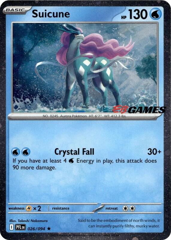 Pokemon Miscellaneous Promos Suicune EB Games Exclusive #026