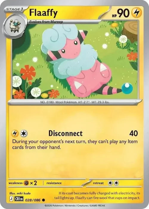 Pokemon Chaos Rising Flaaffy #28