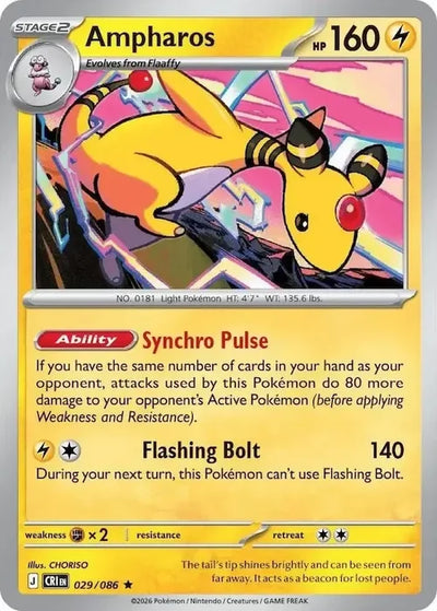 Pokemon Chaos Rising Ampharos #29