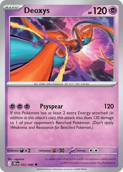 Pokemon Chaos Rising Deoxys #32