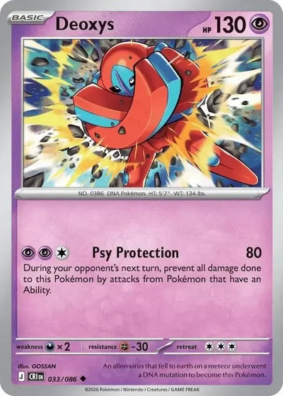 Pokemon Chaos Rising Deoxys #33