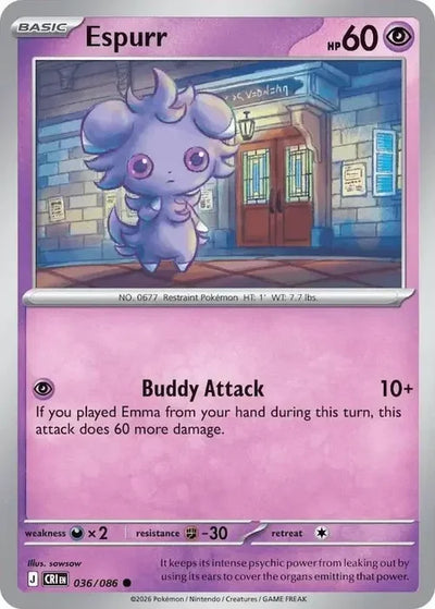 Pokemon Chaos Rising Espurr #36