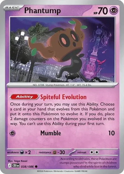 Pokemon Chaos Rising Phantump #38