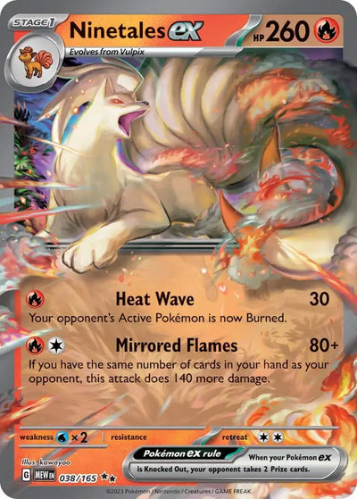 Pokemon Card 151 Ninetales ex #38