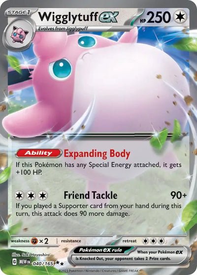 Pokemon Card 151 Wigglytuff ex #40